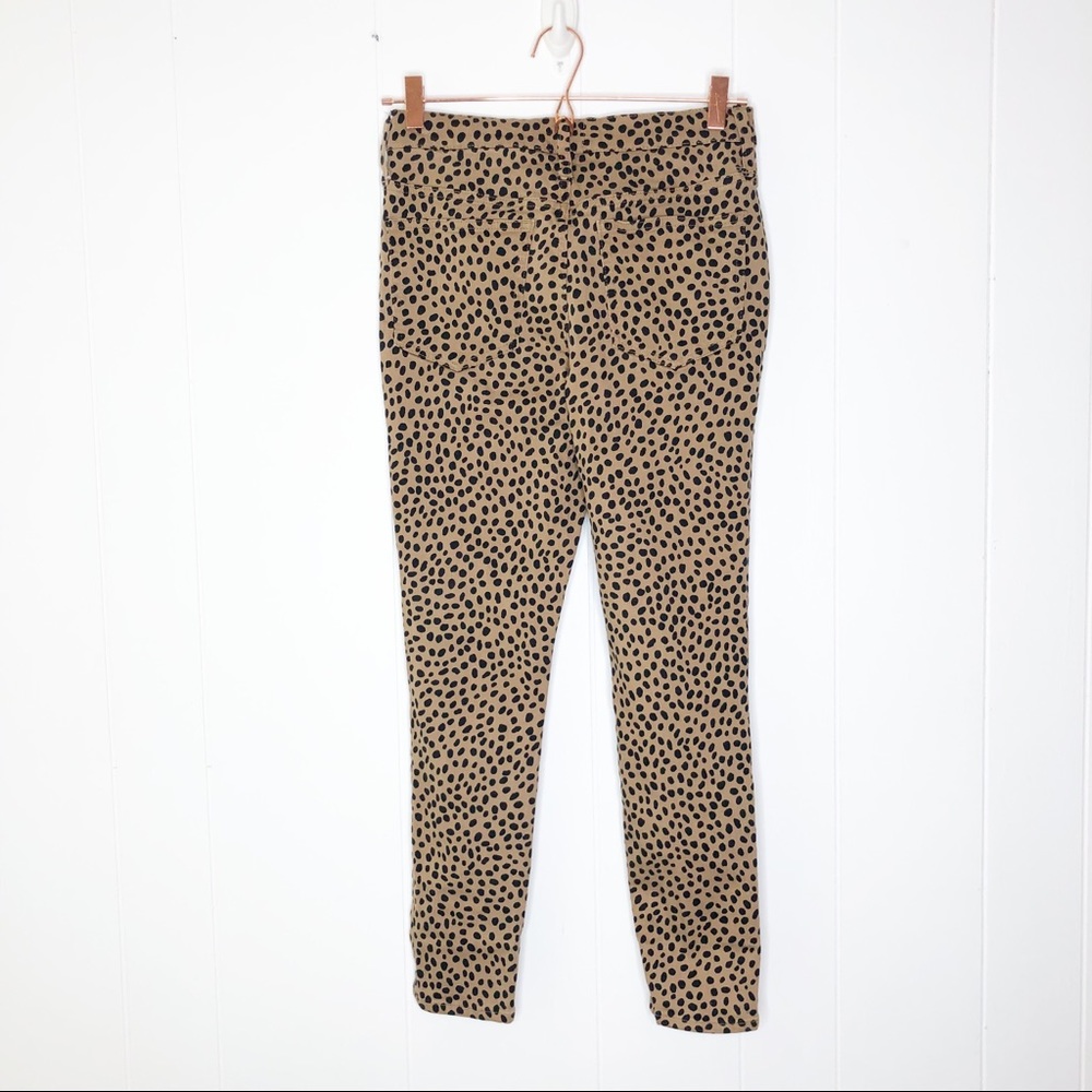 J Crew 9” High Rise Toothpick Jean Leopard Print - Picture 4 of 8